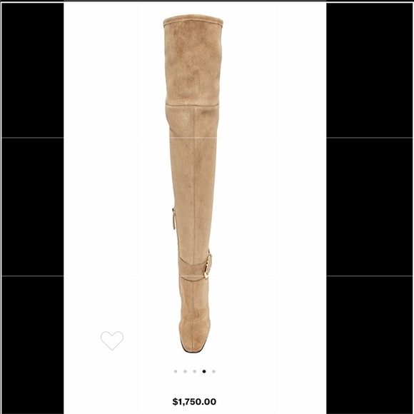 Giuseppe Zanotti. Knee High Boots. Beige color. - Picture 5 of 10